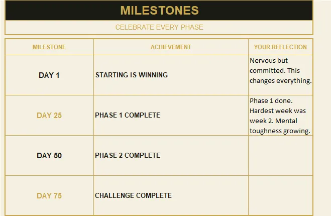 75 Hard Challenge Tracker preview