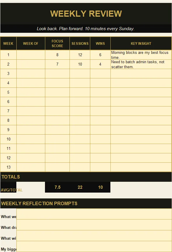 ADHD Momentum Builder preview