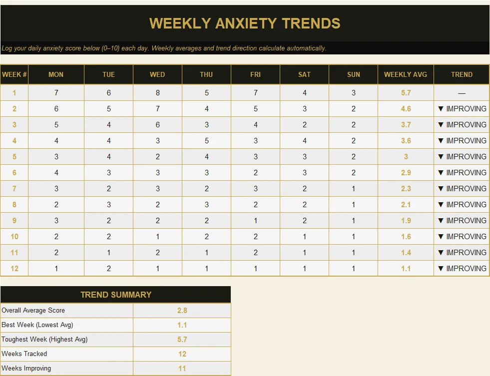 Anxiety & Stress Tracker preview