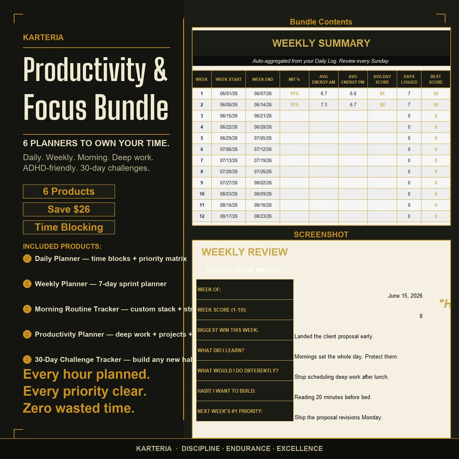 Productivity & Focus Bundle