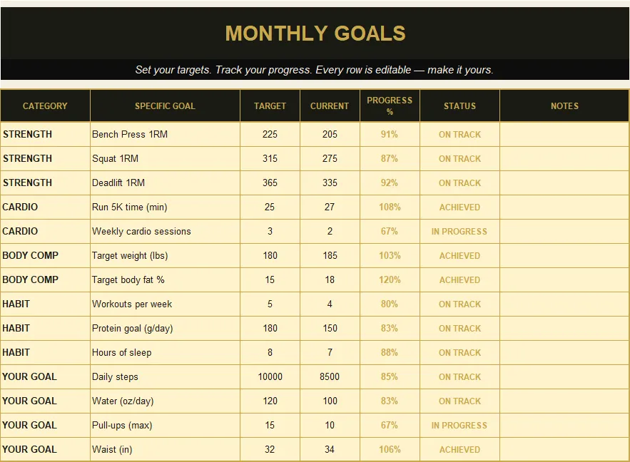 Fitness & Workout Planner preview