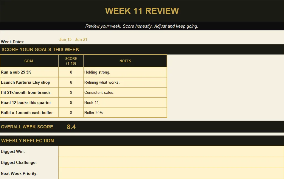Goal Setting Worksheets preview