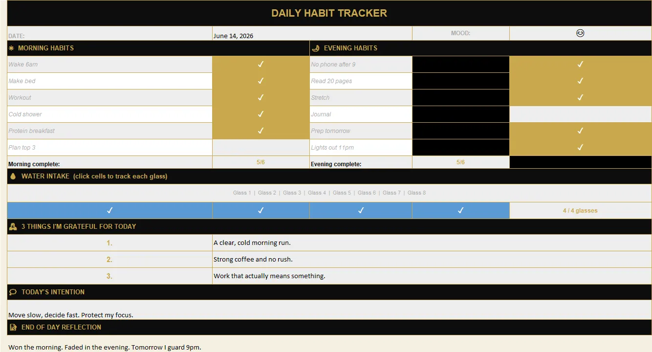 Habit Tracker System preview