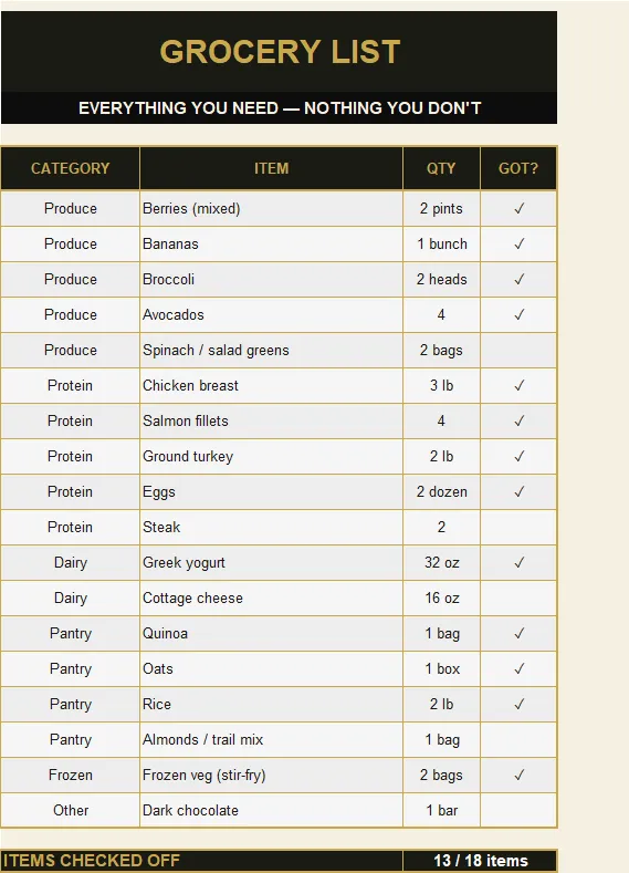 Meal Planner preview