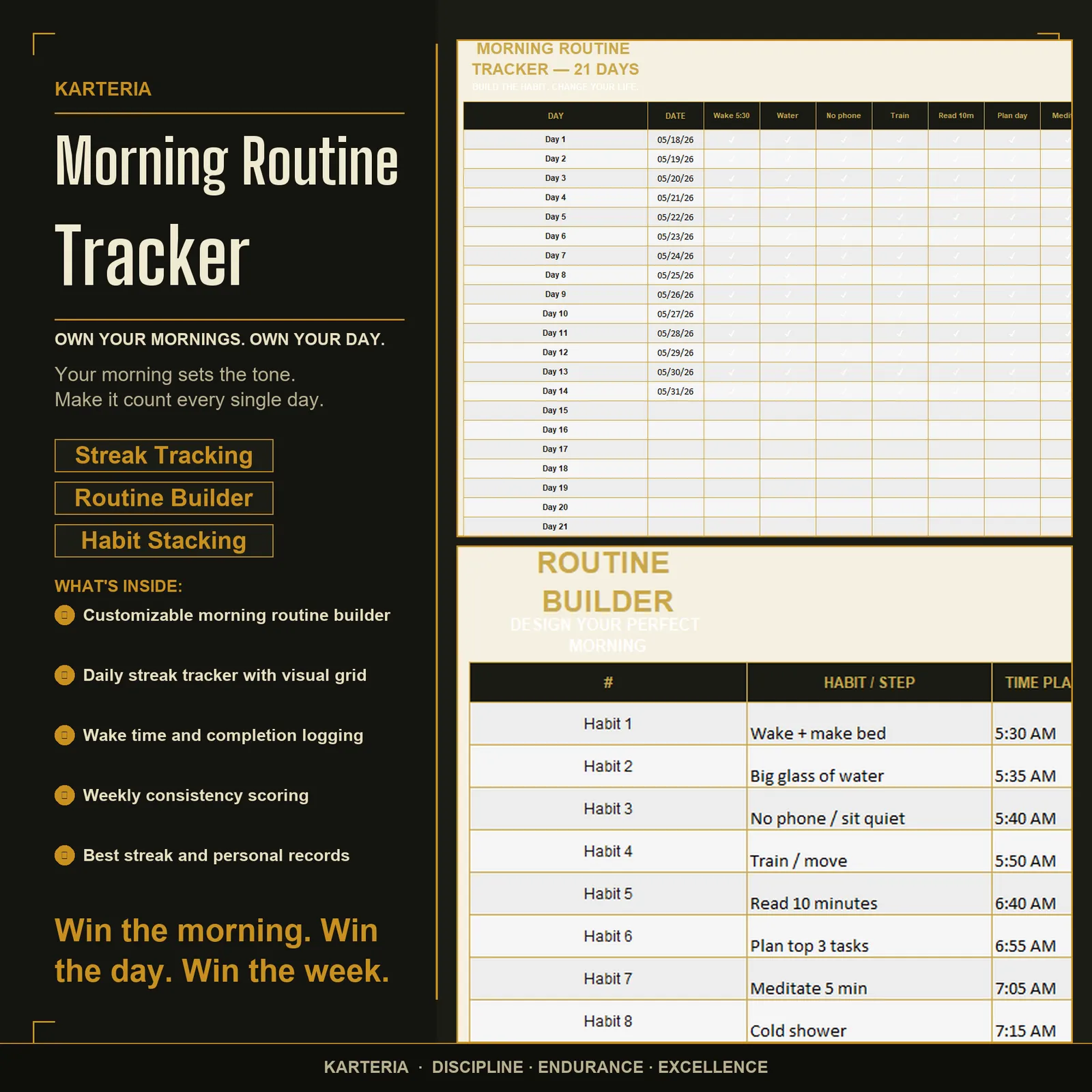 Morning Routine Tracker