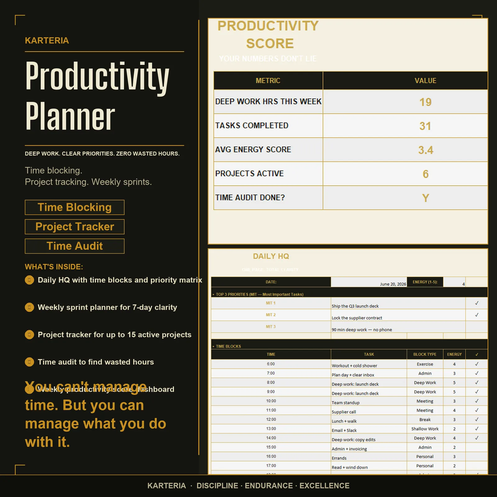Energy-Based Productivity Planner