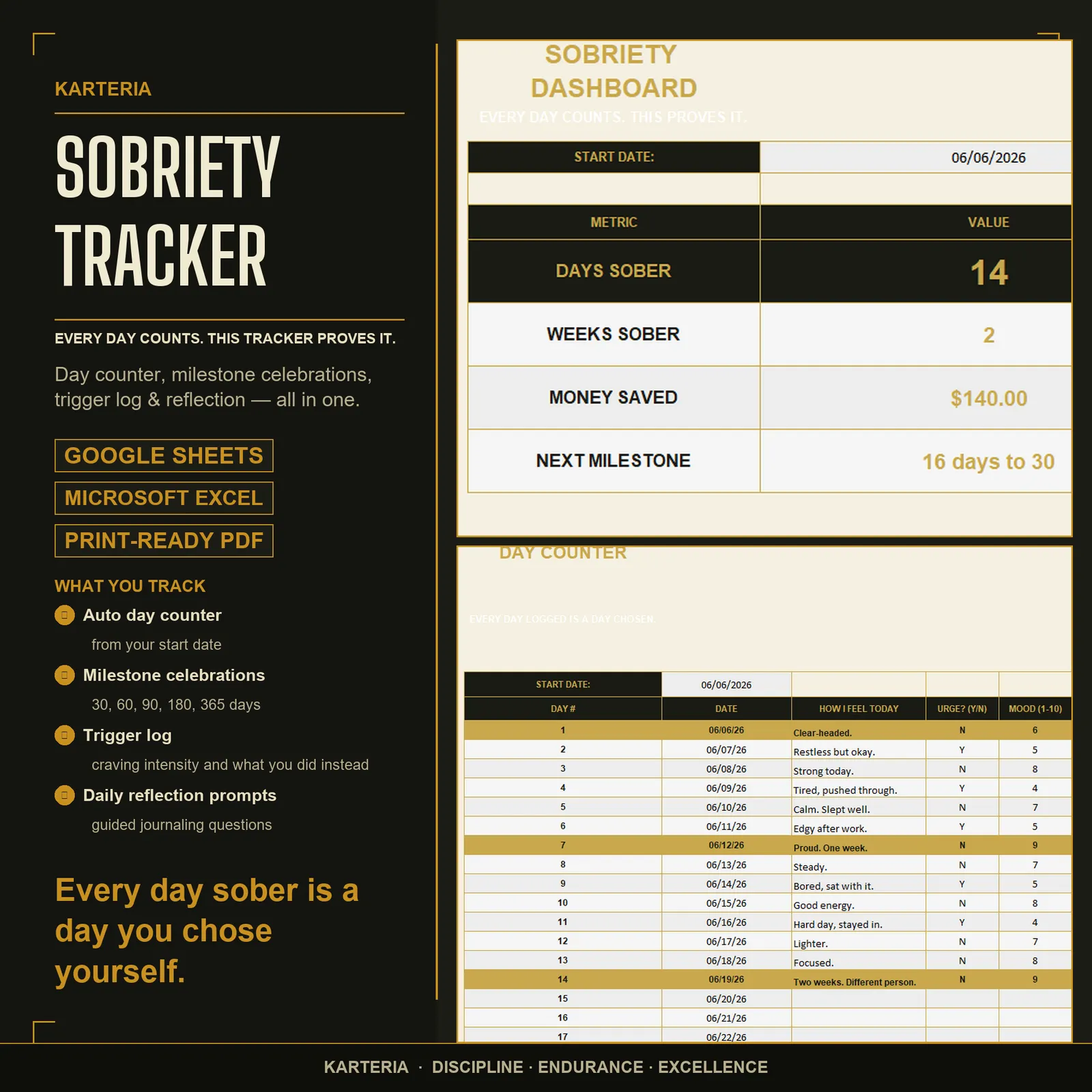 Sobriety & Recovery Tracker