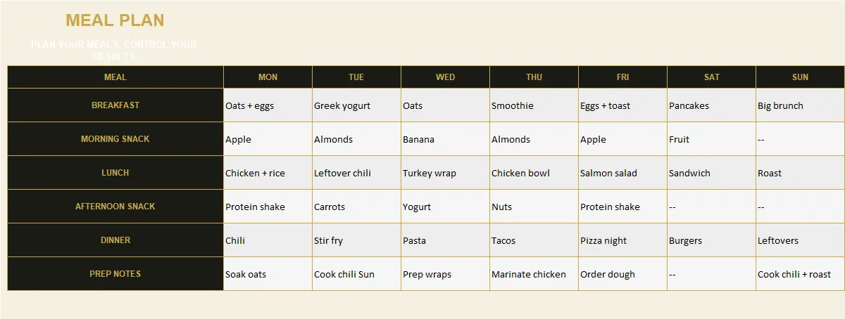 Weekly Planner preview