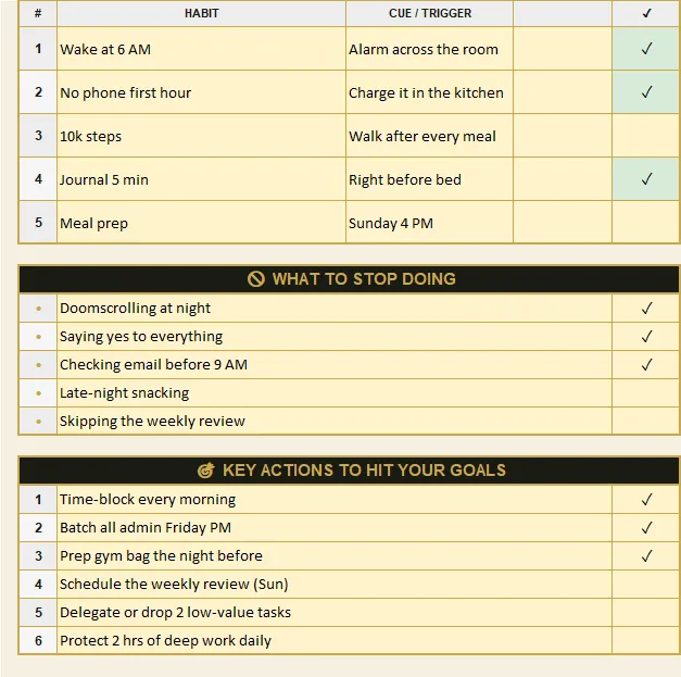 Weekly Planner preview