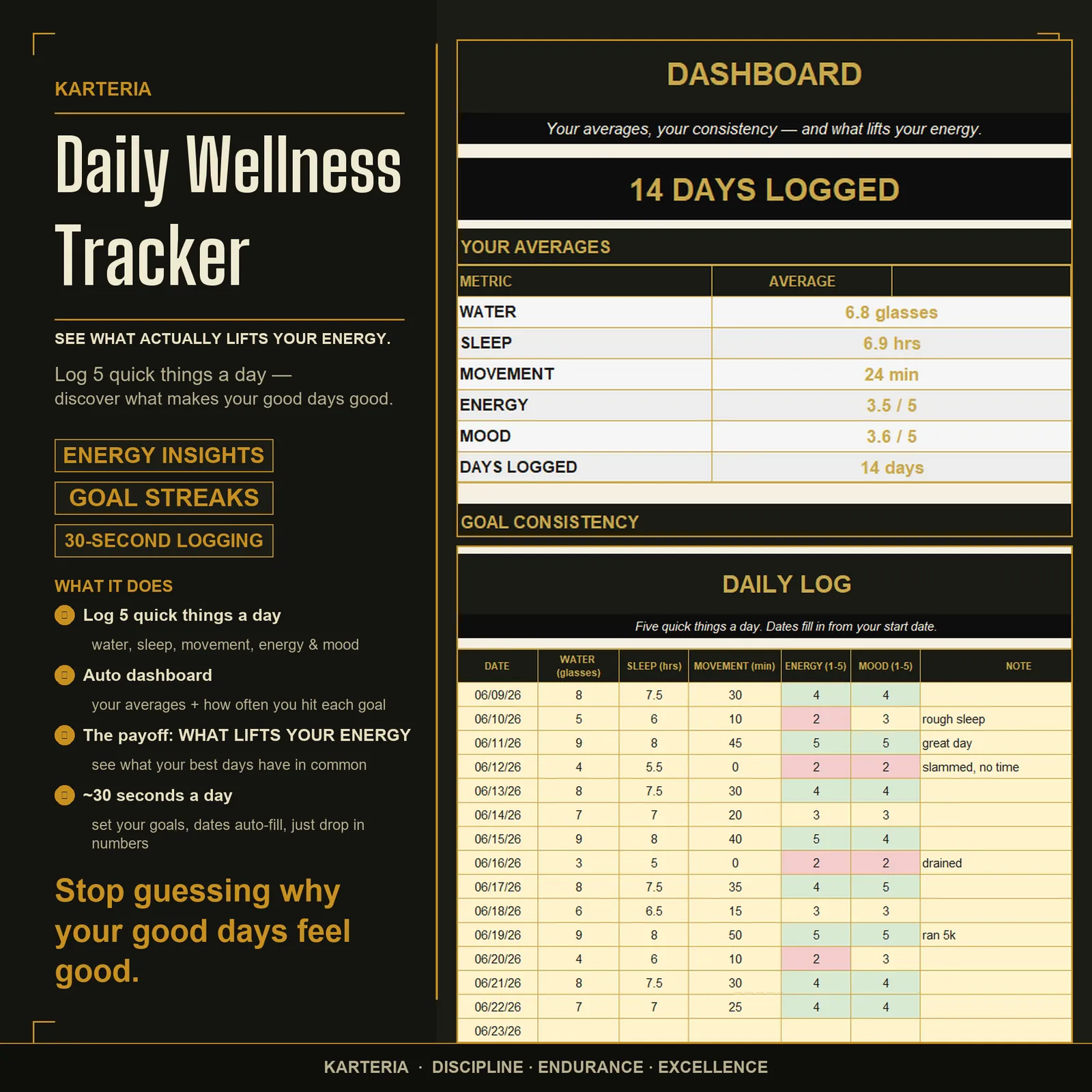 Daily Wellness Tracker